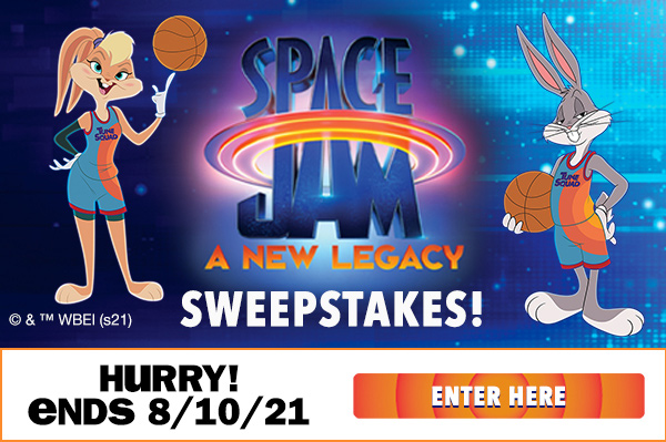 enter our Space Jam sweepstakes