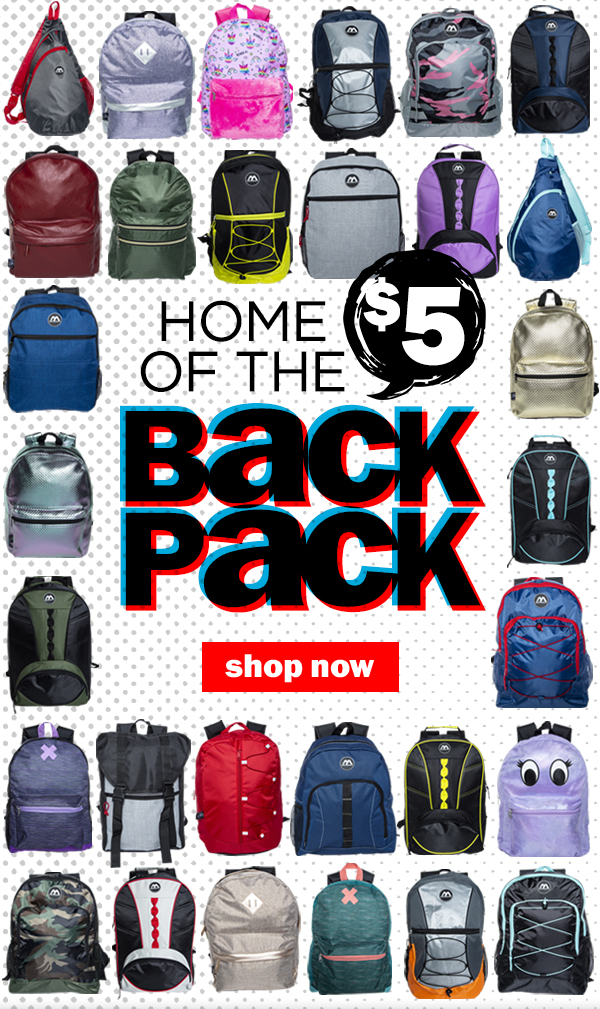 5 below bookbags