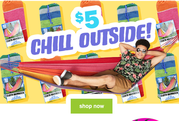 $5 chill outside