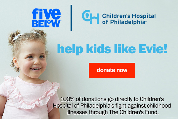 Children's Hospital of Philadelphia: Help kids like Evie! donate now.