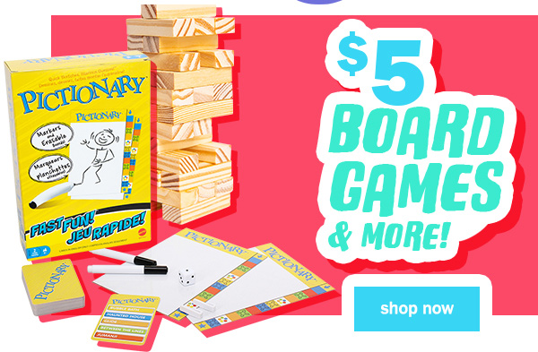 $5 board games and more!