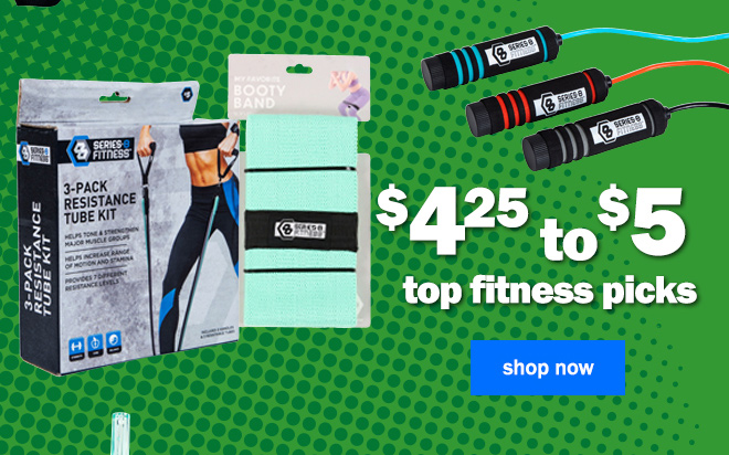 $4.25 to $5 top fitness picks