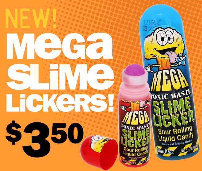 new! mega slime lickers! $3.50.