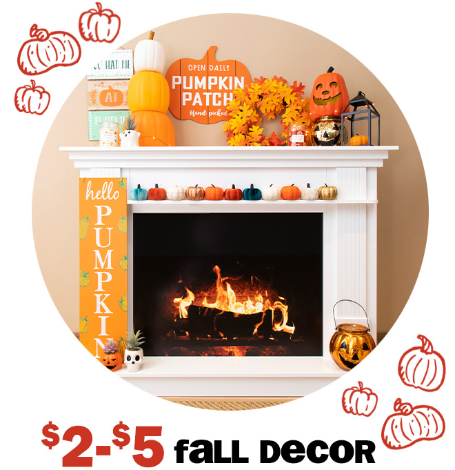 $2 to $5 fall decor