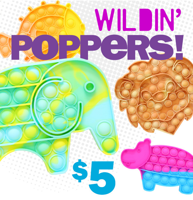 wildin' poppers: $5