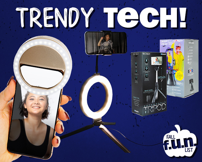 fall FUN list: trendy tech!