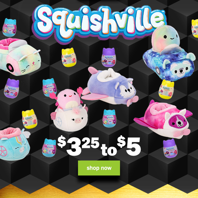 squishville: $3.25 to $5