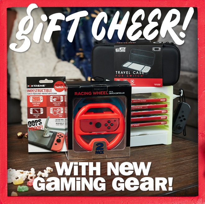 gift cheer! with new gaming gear!