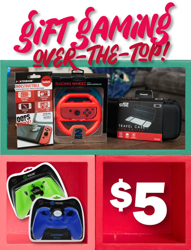 gift gaming over the top! $5