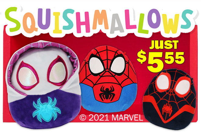 squishmallows: just $5.55!