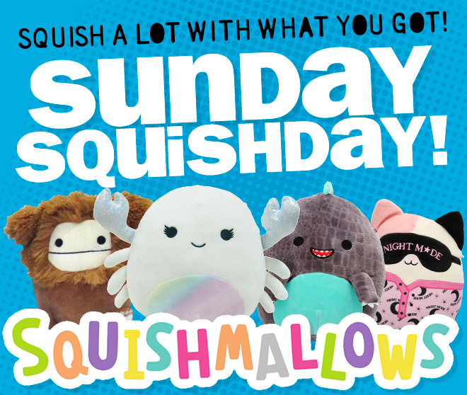 SQUISHMALLOWS!!! squish a lot with what you got! sunday squishday!