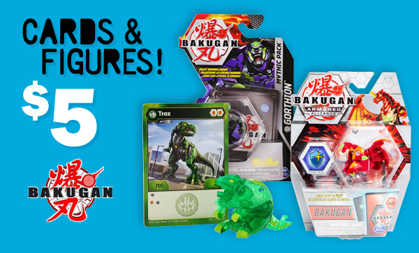 Bakugan cards and figures! $5