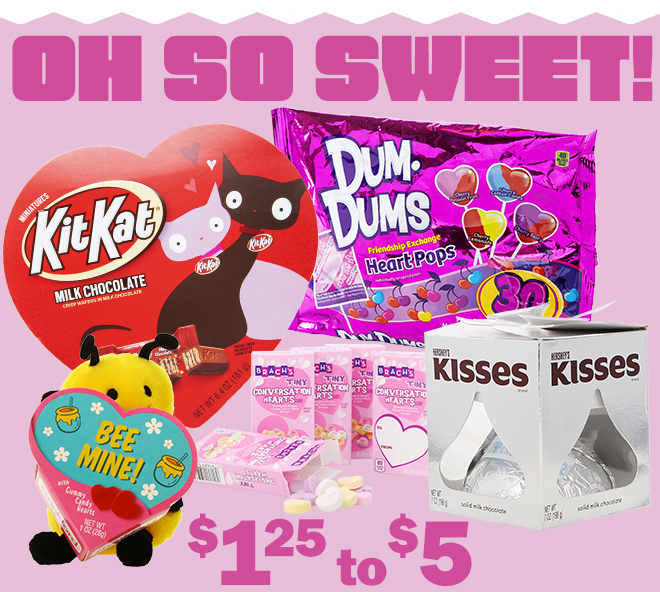 oh so sweet! $1.25 to $5