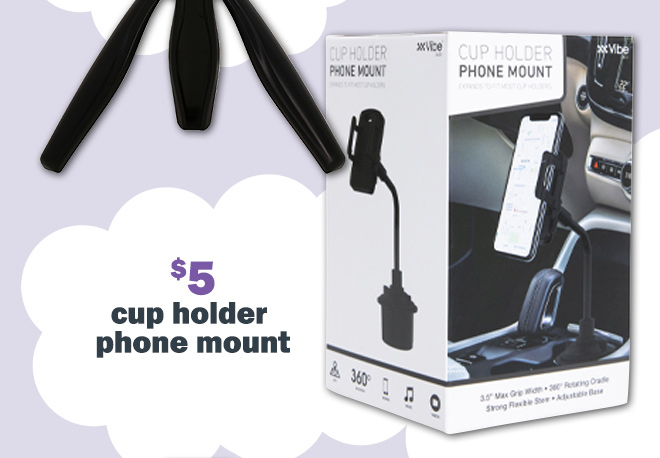 $5 cup holder phone mount