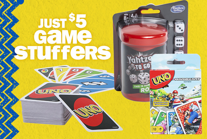 game stuffers: just $5