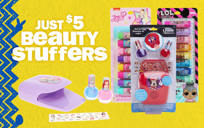 beauty stuffers: just $5