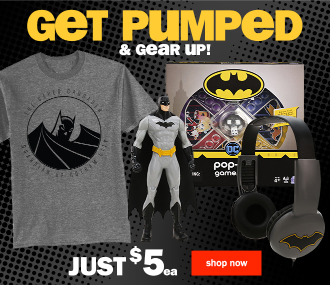 get pumped and gear up! just $5 each! shop now