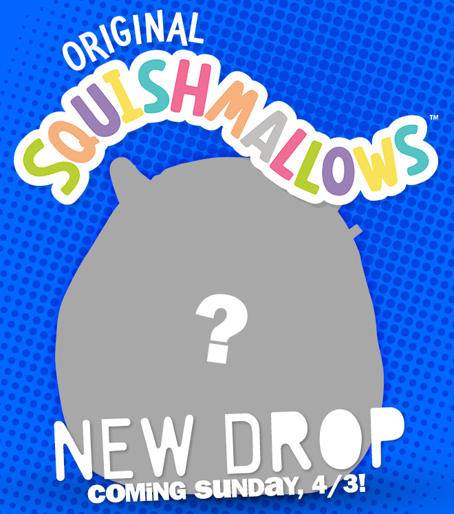 original Squishmallows: new drop coming sunday, 4/3!