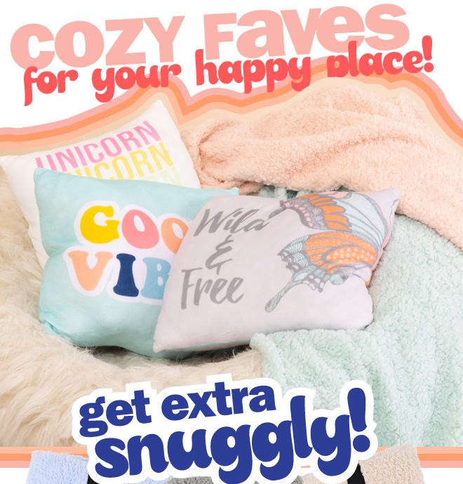 cozy faves for your happy place!